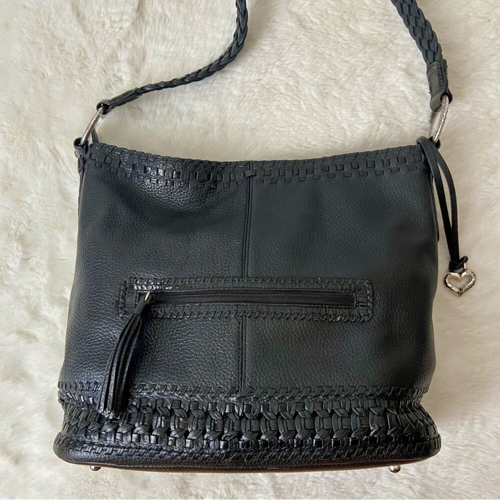Brighton Black Leather Bag - Picture 2 of 12